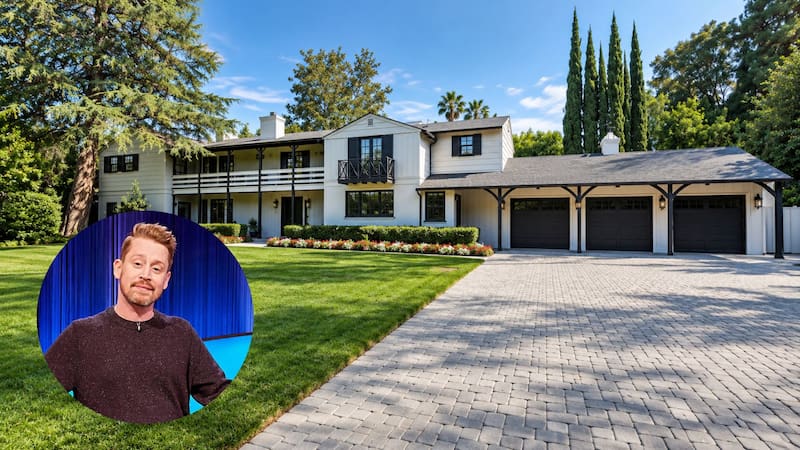 In 2022, Macaulay Culkin bought Kiefer Sutherland’s mansion for $8 million. He quietly sold it for $14.25 million.