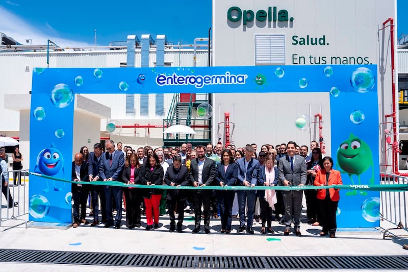 Inauguración de línea de producción de Enterogermina en Ocoyoacac | Cortesía Opella