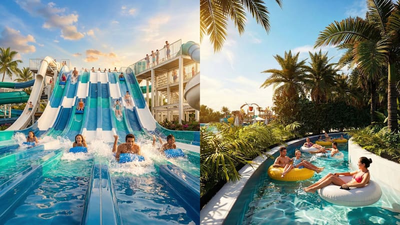 Inauguran el parque acuático más grande del país: cuenta con 30 toboganes y más de 50 atracciones. Foto: Infinito Water Park
