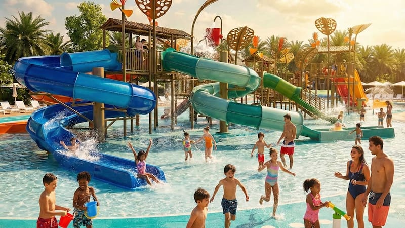 Inauguran el parque acuático más grande del país: cuenta con 30 toboganes y más de 50 atracciones. Foto: Infinito Water Park