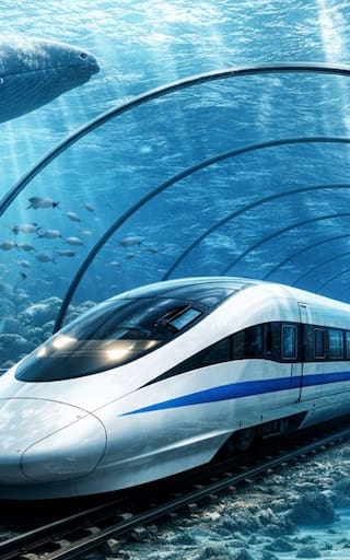 El tren submarino más rápido del mundo ya esta en marcha: conecta islas en minutos y es la nueva revelación de la ingeniería mundial