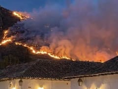 Incendio en Villa de Leyva: autoridades mantienen el control del 50 % del fuego y refuerzan el operativo
