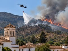 Incendio en Villa de Leyva habría sido provocado: más de 250 personas trabajan para controlar la emergencia