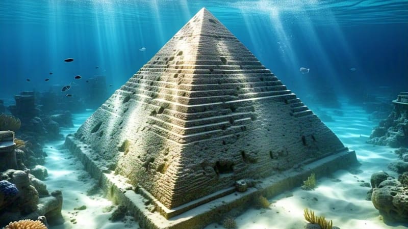 Increíble hallazgo arqueológico: encontraron una pirámide submarina más antigua que las pirámides de Egipto (Fuente: Archivo).
