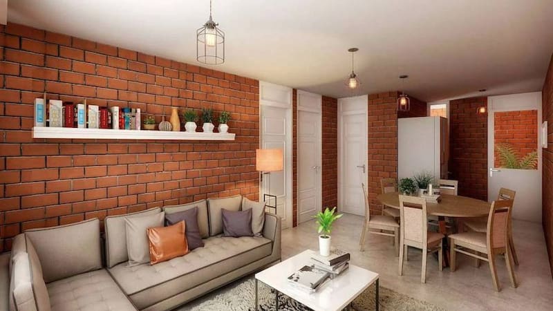 Ejemplo de una casa modelo en Jalisco presentada por Infonavit en su catálago de Viviendas para el Bienestar.