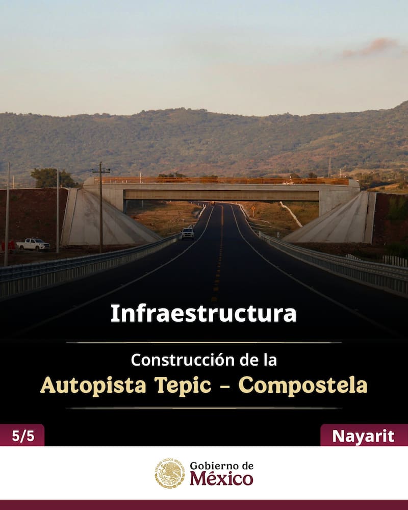 Autopisca Tepic - Compostela como parte de la modernización de Narayit para atraer más turistas.