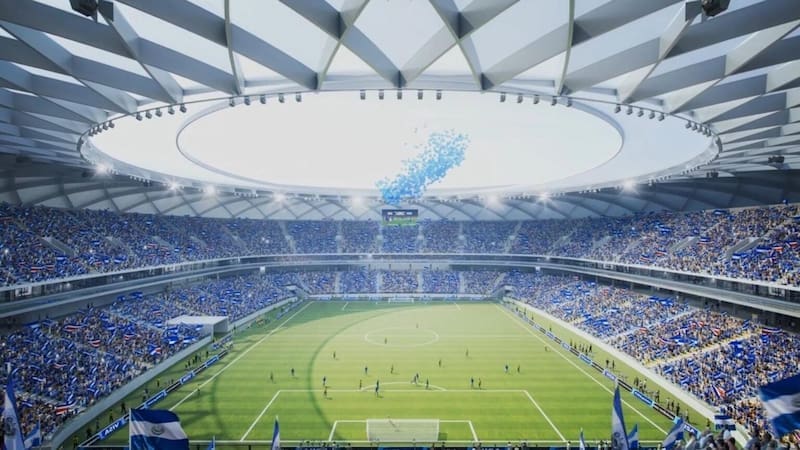 China construye el megaestadio de fútbol más moderno de América Latina: le gana al Maracaná y al Azteca