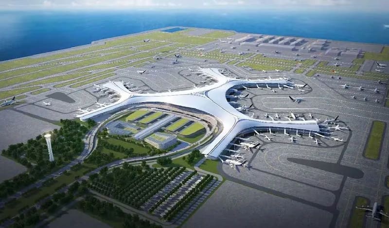 Construyen un mega aeropuerto sobre el mar que desafiará la naturaleza y promete convertirse en el más grande del mundo (Foto: archivo).