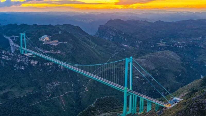 Construyeron el puente más alto del mundo: tiene 625 metros y es el orgullo de una nación completa (foto: archivo).