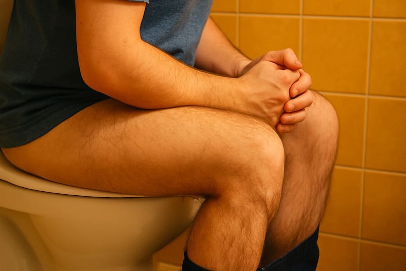 Usar el celular en el inodoro aumenta el riesgo de sufrir hemorroides. Fuente: archivo.