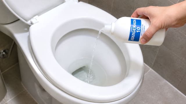 Tirar agua oxigenada dentro del inodoro: por qué lo recomiendan y para qué sirve