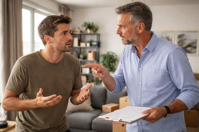 La normativa establece que debe haber una causa justificada para solicitar el desalojo de la vivienda por escrito. Fuente: Archivo.