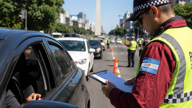 La Ley Nacional de Tránsito es clara sobre las restricciones que existen a la hora de circular por las vías. Foto: Generada por IA.