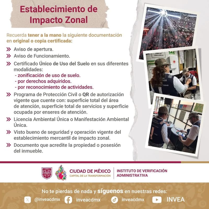 Estos son los documentos obligatorios para operar.