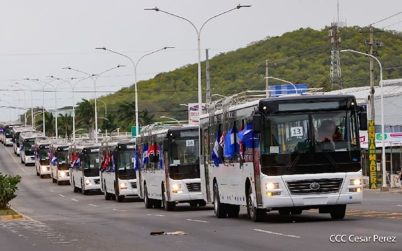 China añade un nuevo socio en América Latina y le proporciona una flota de 180 autobuses de última generación con aire acondicionado, frenos ABS y cámaras de seguridad (foto: archivo).