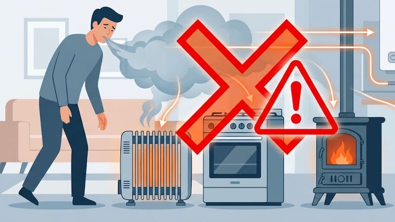 Cómo evitar intoxicaciones con dióxido de carbono ante la llegada del frío a la Argentina.