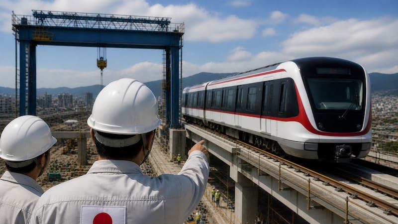 Japón y un país latino acordaron una nueva estrategia para crear el tren más poderoso: administrará 25 kilómetros, 12 estaciones y 6 vagones.