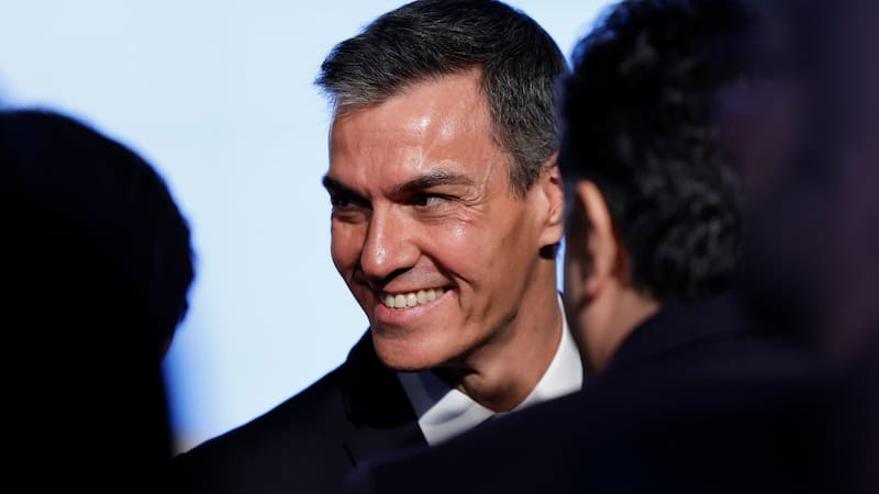 El presidente del Gobierno, Pedro Sánchez, durante la inauguración de la segunda edición del Invest in Spain Summit.