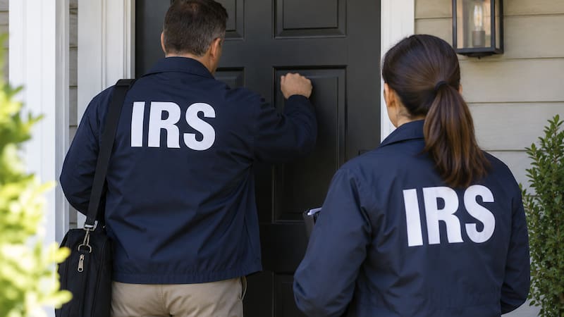 El IRS puede visitar domicilios por motivos fiscales, aunque generalmente notifica previamente a los contribuyentes.