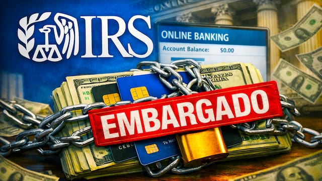 Multa fiscal | El IRS anulará los accesos a cuentas bancarias y billeteras virtuales a todas las personas que hayan violado esta ley federal