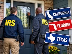 Official in California, Florida, and Texas: The Government will visit every citizen and foreigner who postponed this tax procedure door to door