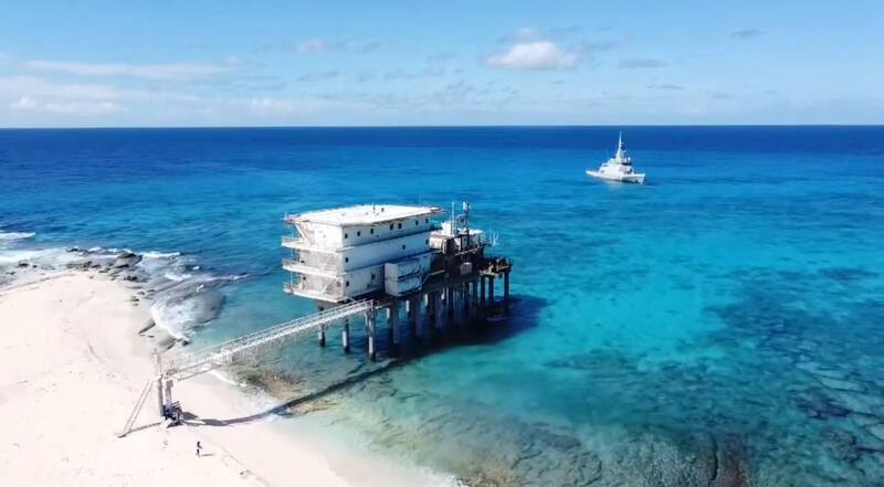 Venezuela instaló una base científico-naval adaptada a las condiciones extremas del entorno (Fuente: Ministerio de Transporte de Venezuela).