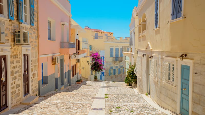 Isla en Grecia