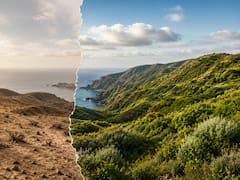 En 1977, California retiró los últimos herbívoros de la isla San Miguel: el paisaje antes era un “montículo de arena estéril”, hoy está cubierto de vegetación