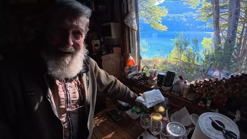 Ivan en la Patagonia.