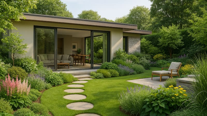 Uno de los errores más comunes en jardinería es pensar el jardín como un elemento aislado de la casa, sin conexión con el estilo, los materiales y la dinámica del hogar.