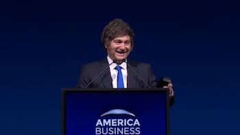 Foro empresarial de Estados Unidos: Milei habla en el American Business Forum