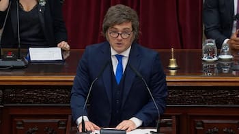 El presidente Javier Milei inaugura el período de sesiones ordinarias en el Congreso