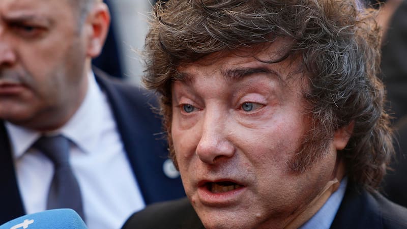 MADRID, 21/10/2026.- El presidente de Argentina, Javier Milei, intervino en el desayuno informativo del Fórum Europa en España.