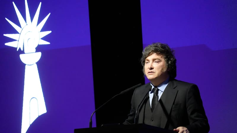 Javier Milei en la Fundación Faro (Prensa Presidencia)