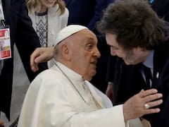 Milei recordó al papa Francisco a un año de su muerte: “Abrazo a la distancia”