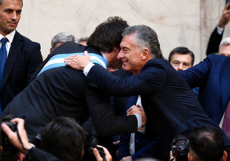 Javier Milei y Mauricio Macri