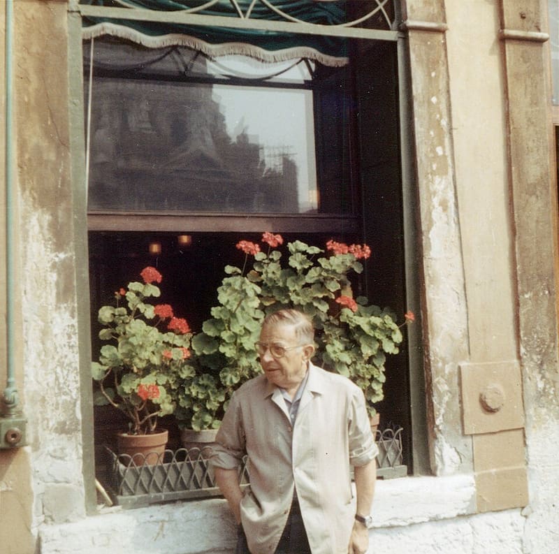 Jean-Paul Sartre, histórico filósofo francés.
