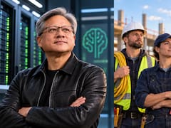 Jensen Huang, CEO de Nvidia, anticipa un auge de electricistas, plomeros y albañiles por el avance de la inteligencia artificial