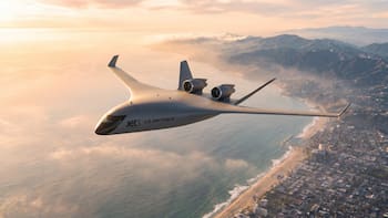 Invento del siglo | Un avión con forma de mantarraya promete volar con hasta 50% menos combustible y despegará en 2027