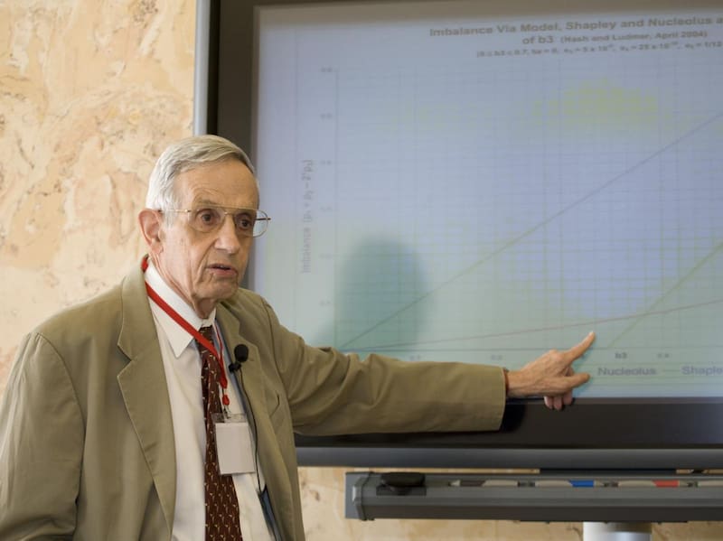 John Forbes Nash, matemático y ganador del premio Nobel.