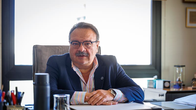 Jorge Tiravassi, presidente del Centro de Capitanes de Ultramar y Oficiales de la Marina Mercante.