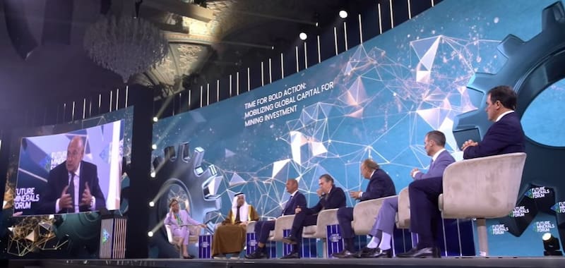 José Luis Manzano explicó la relevancia de América Latina en el Future Minerals Forum 2026, organizado por el gobierno de Arabia Saudita