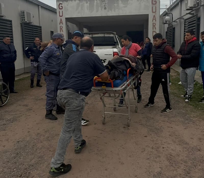 El rescate del joven fue posible gracias a una imagen captada por un dron de la Policía del Chaco (Fuente: Gobierno de Chaco).