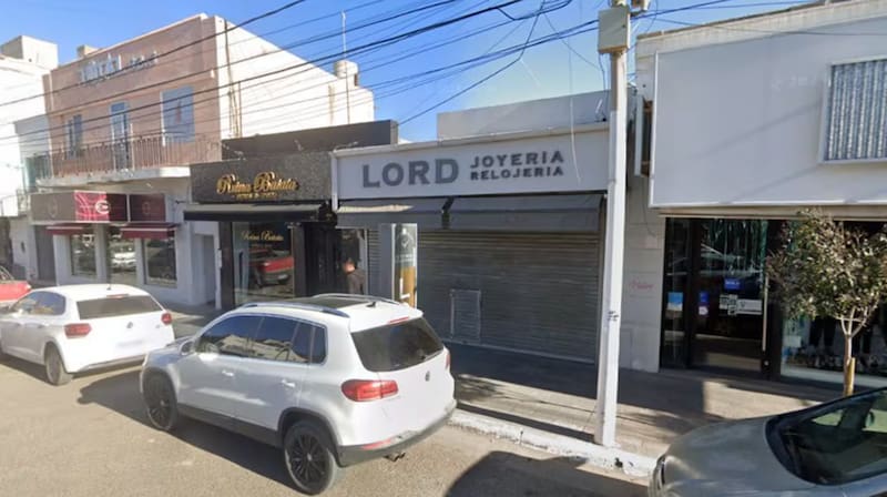 La joyería de Chubut que robó el delincuente deportado.