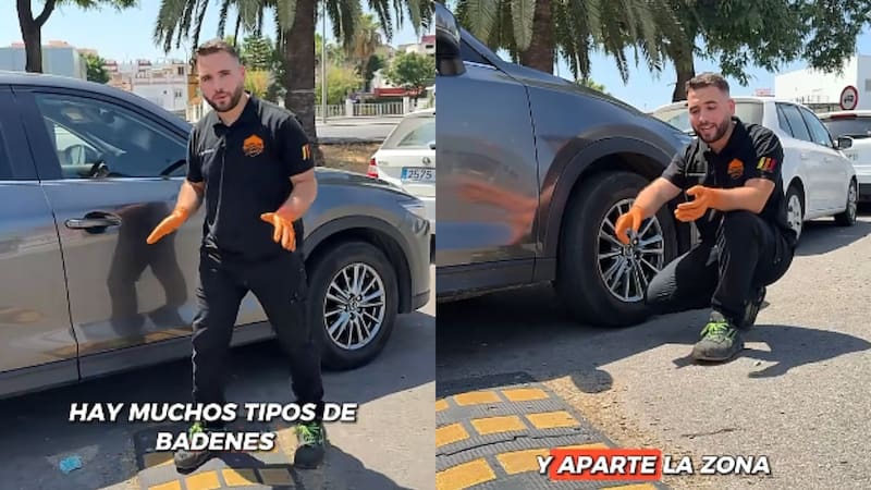 Juan José Vicente, mecánico: “Para pasar topes y que no se descomponga el coche, hay que reducir y acelerar de forma progresiva”