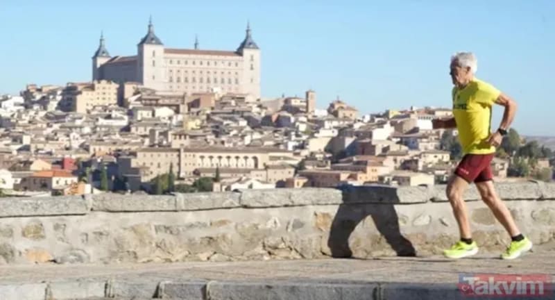 Juan López corre maratones a sus 82 años