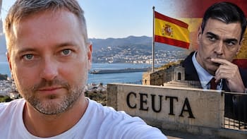 Juan, 42 años, vecino de Ceuta en Zaragoza: “Pedro Sánchez ha vendido nuestra patria, es responsable directo”