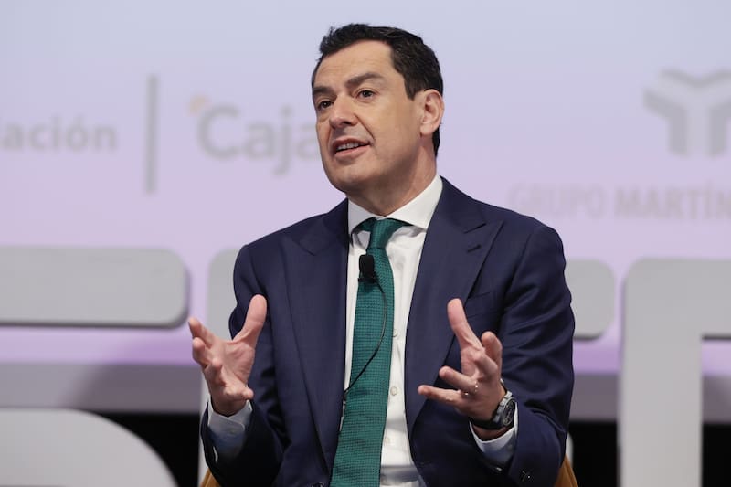 Juanma moreno, presidente de la Junta de Andalucía.