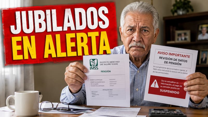 Jubilados y pensionados deben verificar sus datos ante el IMSS para evitar problemas con el pago de su pensión.