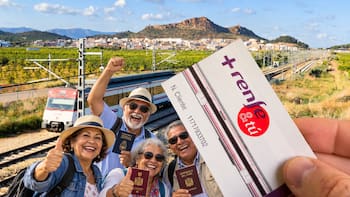 Oficial | Los jubilados argentinos, colombianos y mexicanos que viajen a España pueden solicitar la “tarjeta dorada” de RENFE para viajar a mitad de precio